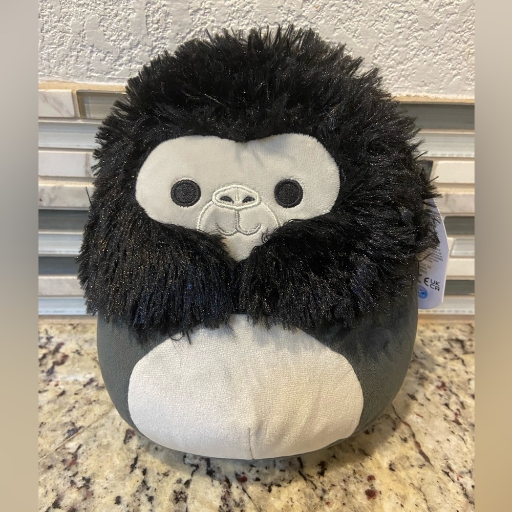 Squishmallows Kellytoy Plush Exotic Animal Squad Aron the Gorilla Monkey 8" NWT